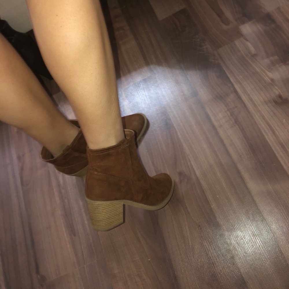 Tan Booties